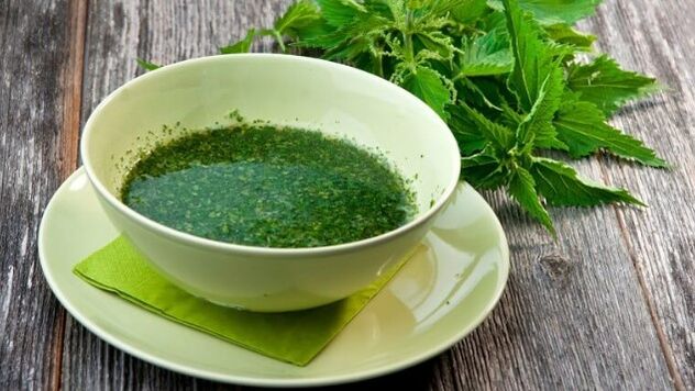 Infusion with nettles