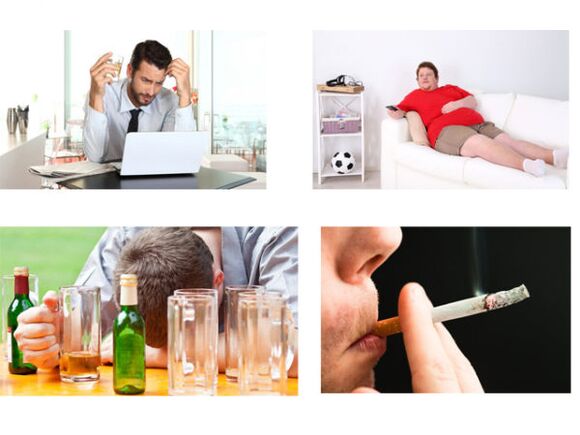 Negative factors that affect potency in men