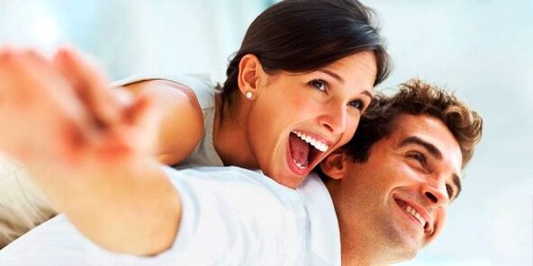 happy women and men with increased potential